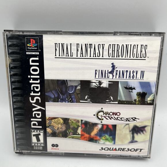 Final Fantasy Chronicles Black Label Playstation 1 PS1 CIB Complete Tested